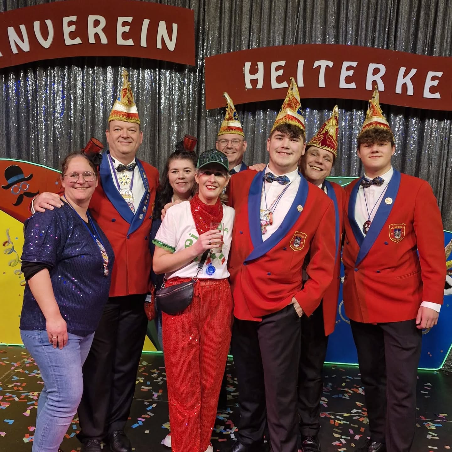 Gruppenfoto des Elferrats der GK Heiterkeit